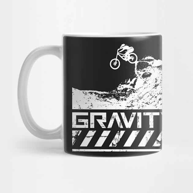 Downhill mountain biking. Gravity MTB by Hoyda